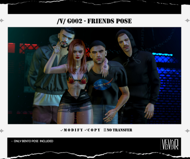 /V/ G002 - Friends Pose