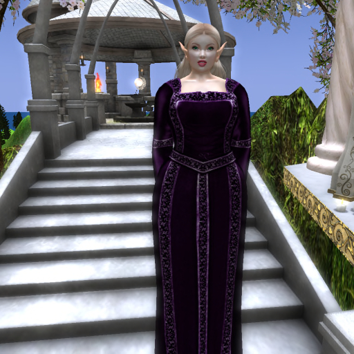 Medieval Renaissance Dress Purple