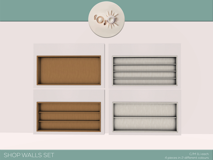 *** rojo *** Shop Walls 1 Li Each