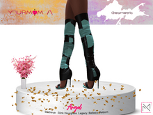 YOURMOM /\ - Angel Thigh High Heels ' Geometric