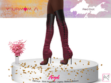 YOURMOM /\ - Angel Thigh High Heels ' Red Dot