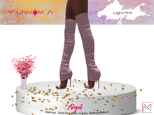 YOURMOM /\ - Angel Thigh High Heels ' Light Pink