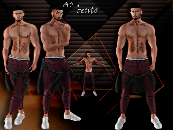Second Life Marketplace - [A] - Clive Realistic Male Bento HUD AO *100 ...