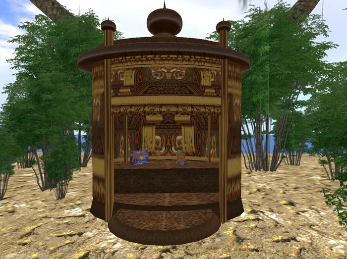 SB - CAD " Oriental Market Booth Earthen"