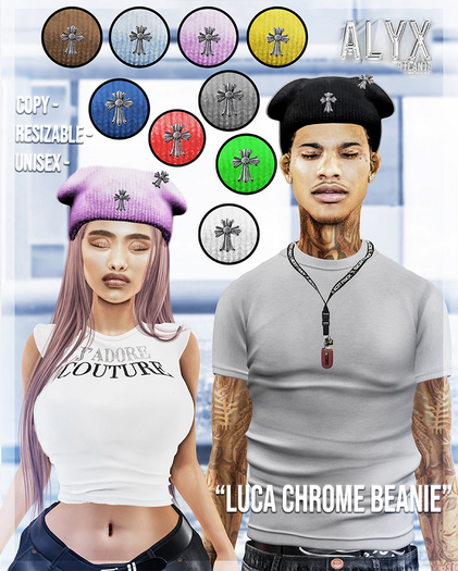 ALYX. Luca Chrome Beanie (Fat-Pack)