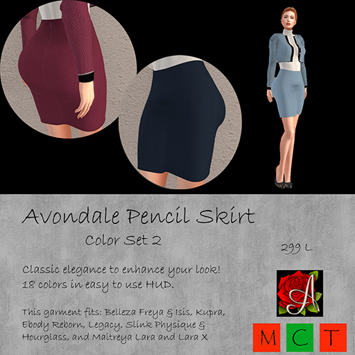 Avondale Pencil Skirt CS2