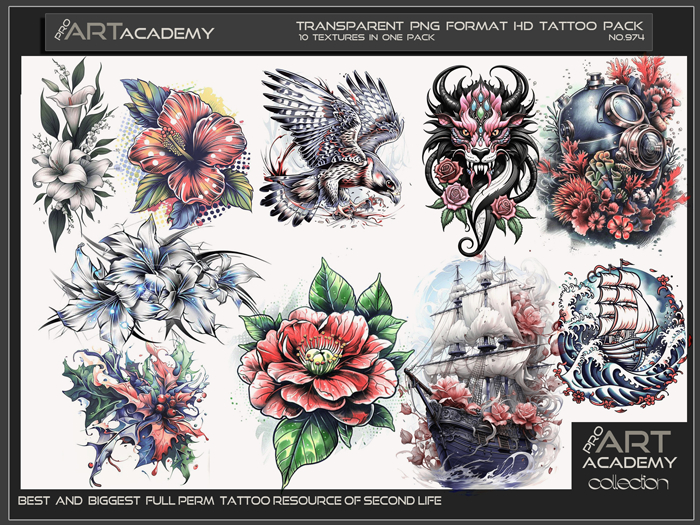 @PAA - Tattoo Texture Pack 974