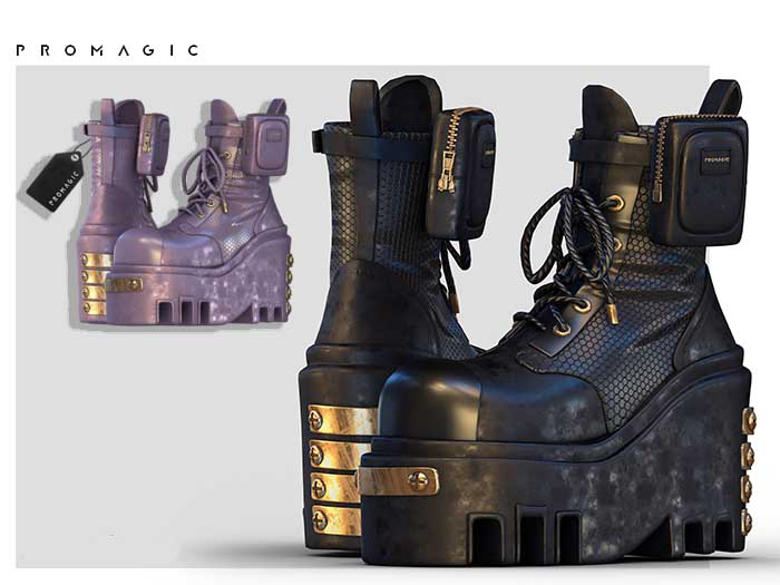 PROMAGIC Vighna Boots-Rose quartz