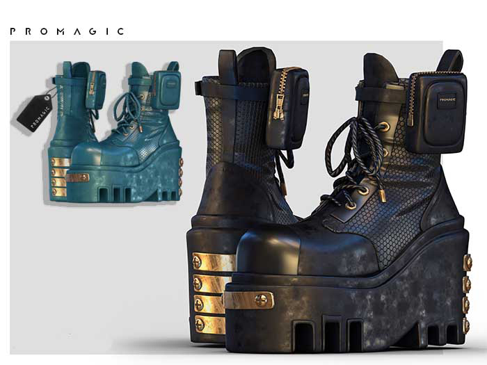 PROMAGIC Vighna Boots-Persian green