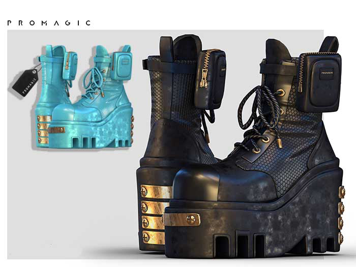 PROMAGIC Vighna Boots-Cyan