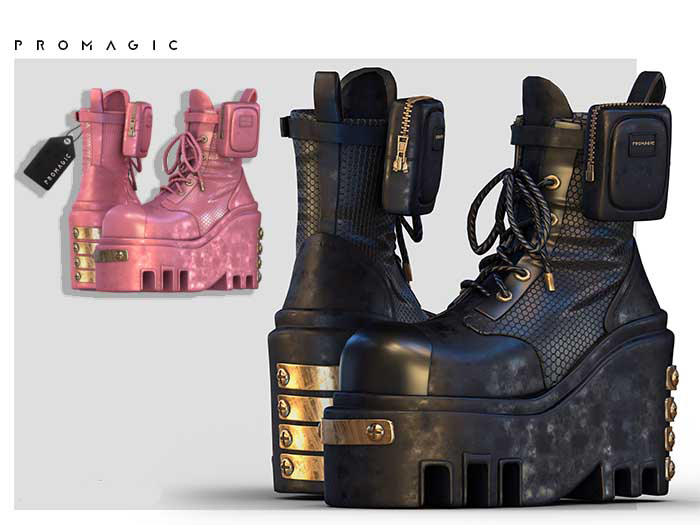 PROMAGIC Vighna Boots-Baker-Miller Pink