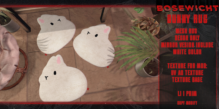BOSEWICHT BUNNY RUG
