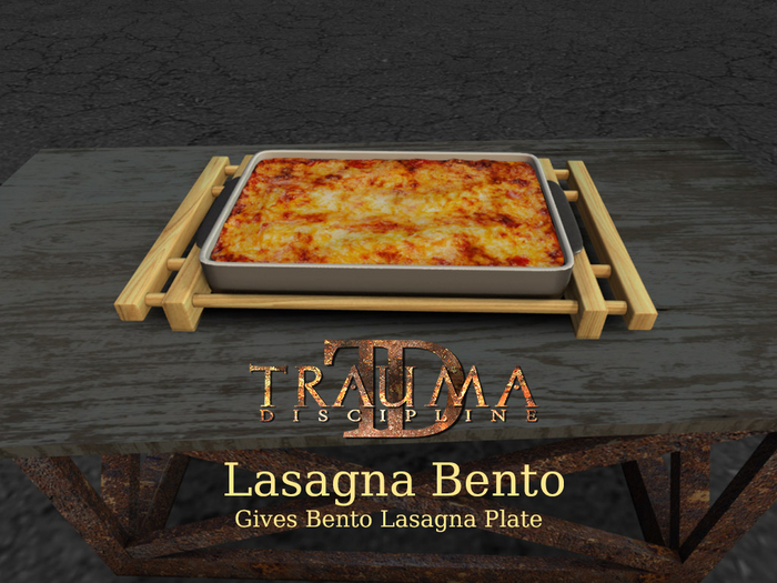 TRAUMA Lasagna V3 Bento 