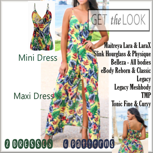 GIFT MINI-MAXI BOHO BEACH DRESS FOR MAITREYA LARA & LARAX,BELLEZA GENX,EBODY REBORN,LEGACY MESHBODY,LUCYBODY,TMP,KALHENE