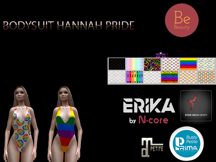 Be Beauty-PRIDE BODYSUIT Hannah-PRIDE