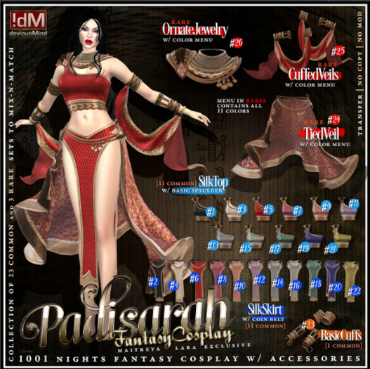 24 RARE !dM Padisarah **TIED VEIL** (BOX LARA)