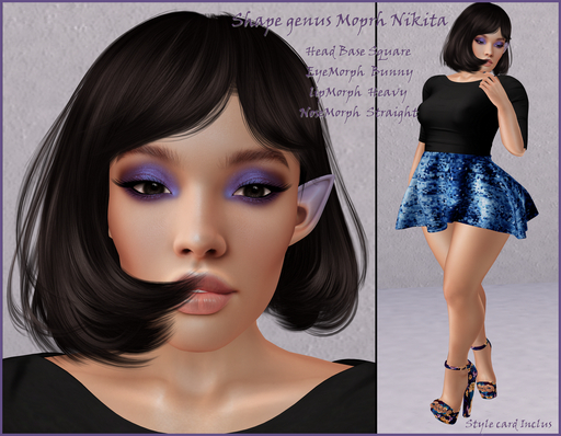 Shape Nikita Genus Morph Head Base Square