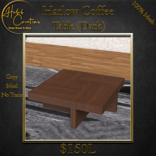 [HC] Harlow Coffee Table - Dark Oak