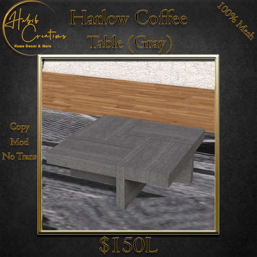 [HC] Harlow Coffee Table - Gray Oak
