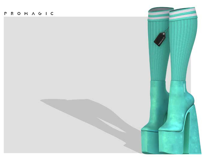 PROMAGIC Riti Boots- Aquamarine