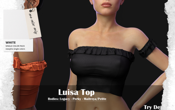 Newphe - Luisa Top - White