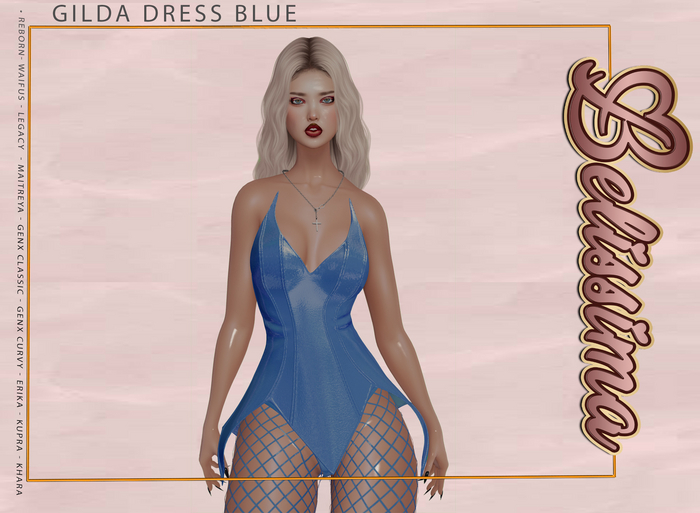 [Belissima] Gilda Dress Blue