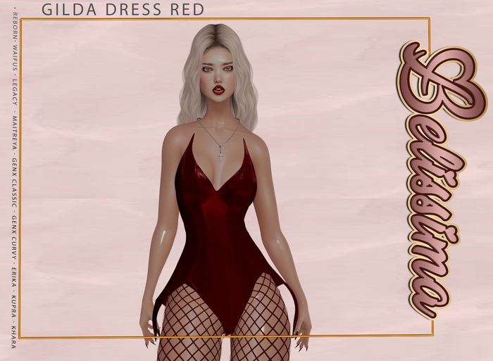 [Belissima] Gilda Dress Red