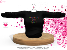 YOURMOM /\ - Envie ' Happiness & Peace Women's Sweater