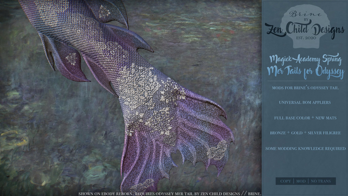 Brine - Magick Academy Spring FATPACK Mod for Odyssey Mer Tail