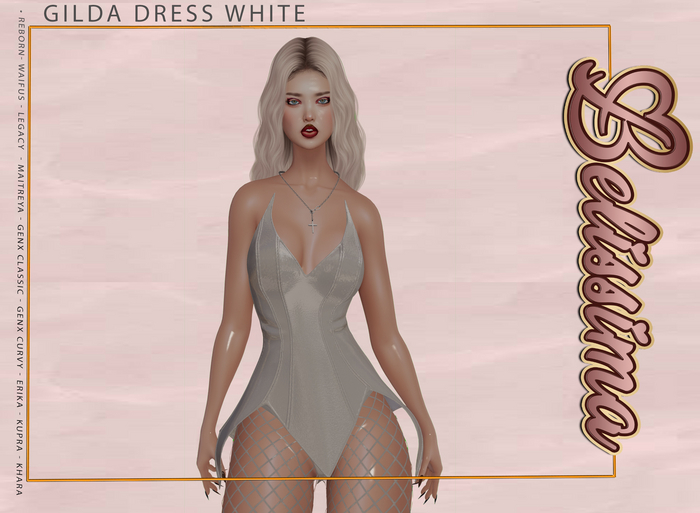 [Belissima] Gilda Dress White