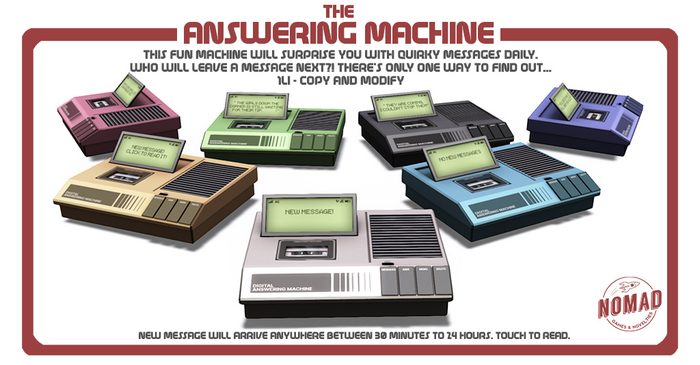 NOMAD // ANSWERING MACHINE // FATPACK