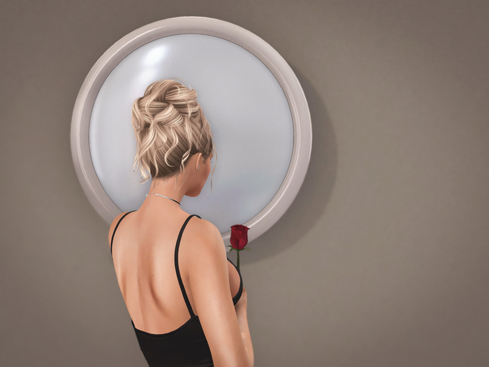 Imagine That ~ Convex Mirror with wearable Color Hud for Frame