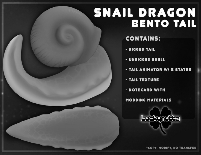 [LUCKYMUTTZ] Snail Dragon Tail DEMO 