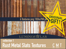 LL Rust Metal Slats Textures (collection 1)