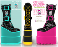 Platform Boots - Cyber Candy 