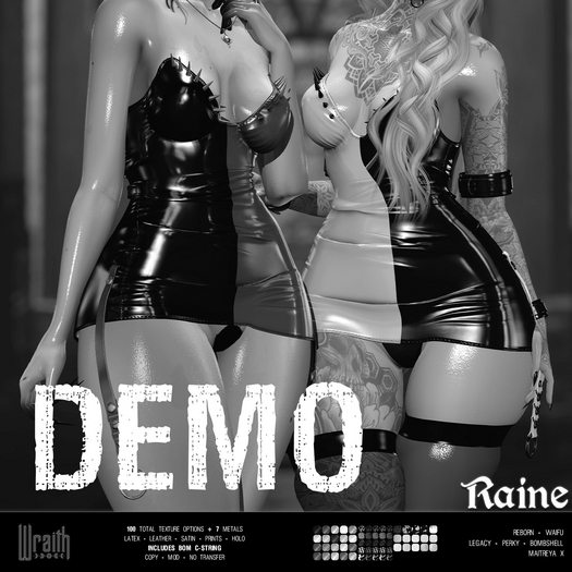 DEMO - wraith - Raine Dress - [DEMO]