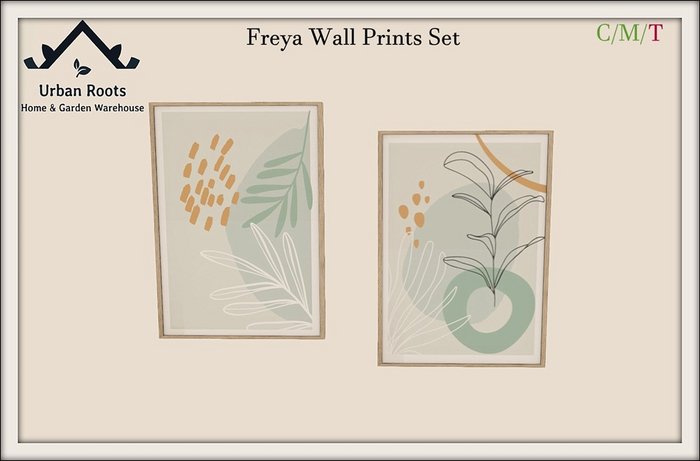UR Freya Wall Print Set 