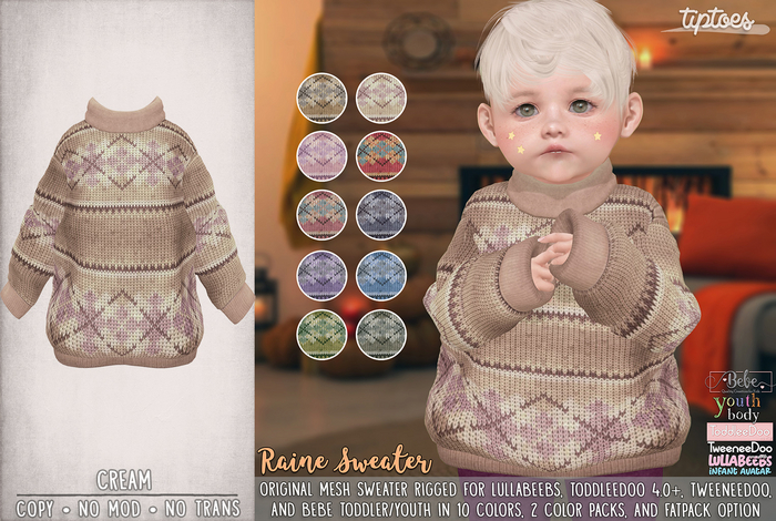 . tiptoes - Raine Sweater - Cream