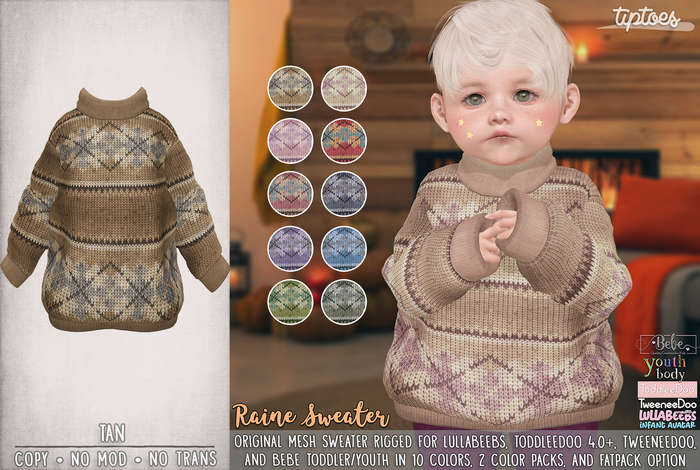 . tiptoes - Raine Sweater - Tan