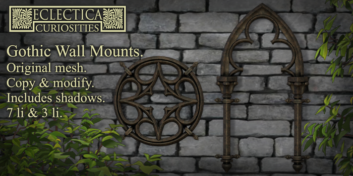 Eclectica- Gothic Wall Mounts