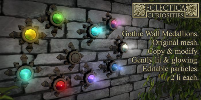 Eclectica- Gothic Wall Medallions