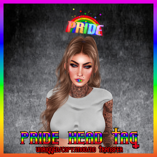 *LunaMorte* PRIDE Head Tag