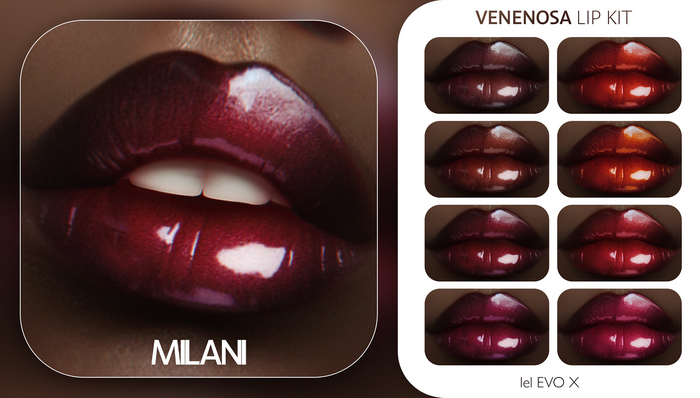 MILANI - "VENENOSA" LIP KIT / FATPACK