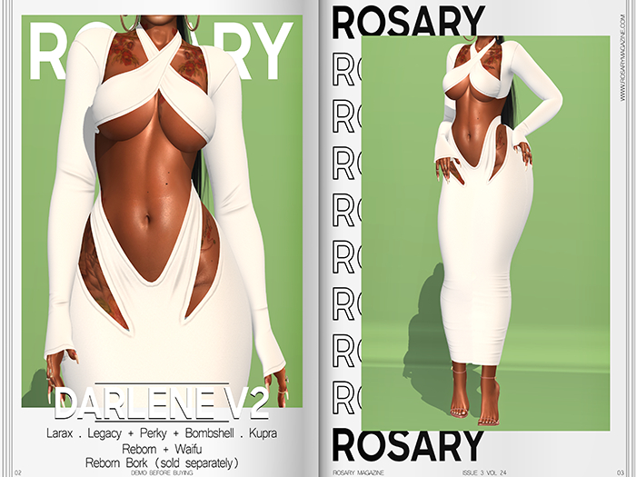 Rosary. Darlene . v2 White