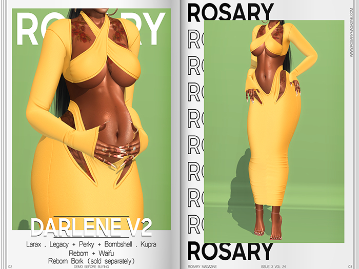 Rosary. Darlene . v2 R.Bork Yellow