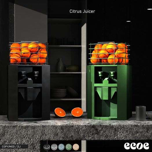 [ecoe] Citrus Juicer - Nude 