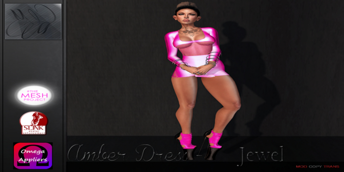 M&M Incorporated - Amber Dress - Jewel