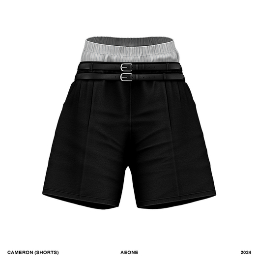 Sohee x "Cameron" shorts [black]