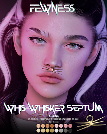 Fewness - Whis-Whisker Septum Piercing