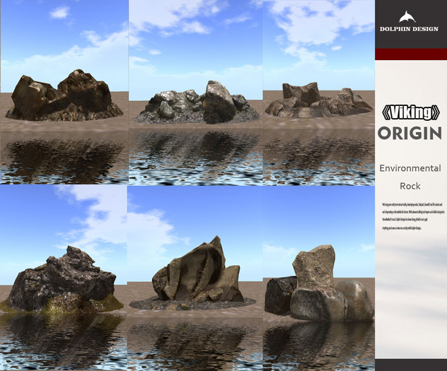 [Dolphin Design] Viking Environmental rock Set